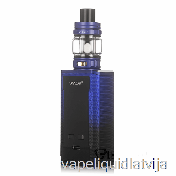 Smok R-kiss 2 200w Starta Komplekts Melns Zils Vape šķidrums